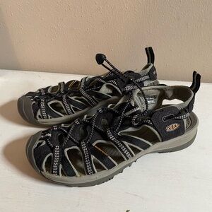 Keen Sandals Womens 8
Whisper Trail Water Sport Black Gray Hiking Shoes
1008448